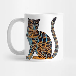 Fauvist Cat Mug